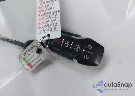 2017 Ford Explorer Xlt from USA, damaged, VIN 1FM5K8D81HGD09232